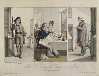 The Life of a Good-looking Boy in Paris by French School