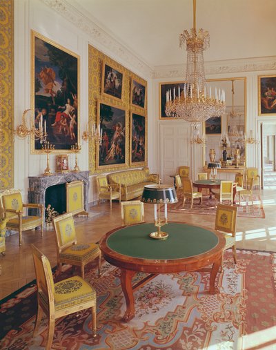 The Main Reception Room at the Grand Trianon by French School