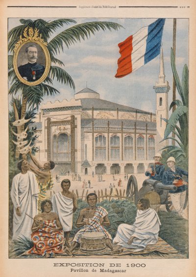 The Malagasy Pavilion at the Universal Exhibition of 1900, Paris by French School