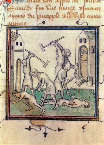 The Mallotins during the Revolt of 1382, 14th-15th century by French School
