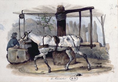 The Market Gardener, 1840 by French School