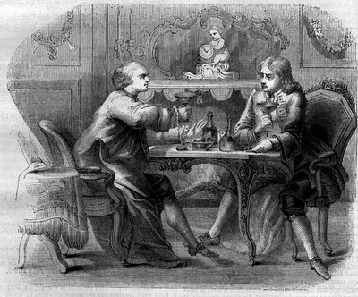The Marquis de Nointel Offering a Lunch to the Bandit Louis Dominique Cartridge by French School