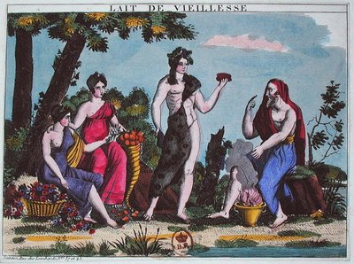 The Milk of Old Age, c.1830 by French School
