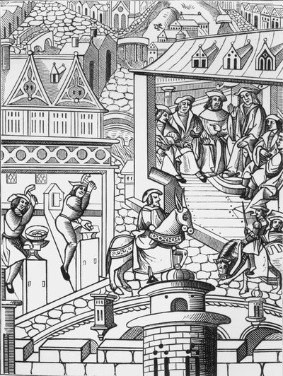 The Mint, after a Woodcut in De lInstitution de la Chose Politique, a Translation of the Latin Work of Francis Patricius, Published 1520 by French School