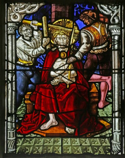 The Mocking and Crowning with thorns by French School
