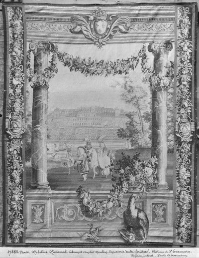 The Months or Royal Residences tapestry, Chateau Saint-Germain-en-Laye, Gobelins Factory by French School