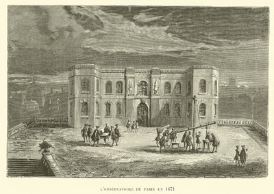 The Observatory of Paris in 1671 by French School