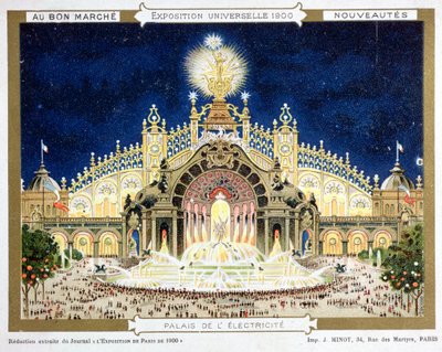 The Palace of Electricity at the Universal Exhibition, from 