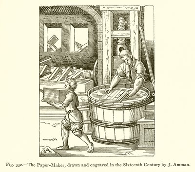 The Paper Maker by French School