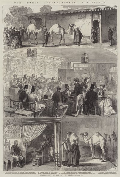 The Paris International Exhibition by French School