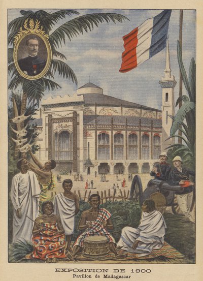 The Pavilion of Madagascar at the Exposition Universelle of 1900 in Paris by French School