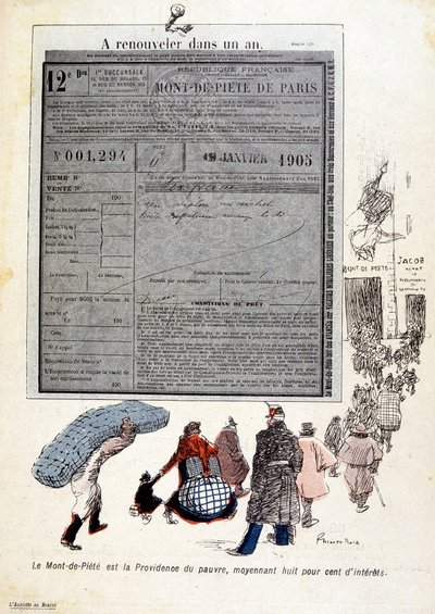 The Piety Mountain: The Piety Mountain is the Providence of the poor, for eight hundred percent of interests by French School