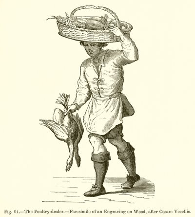 The Poultry-dealer by French School