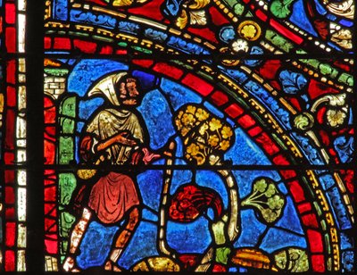 The Prodigal Son window: returns home by French School