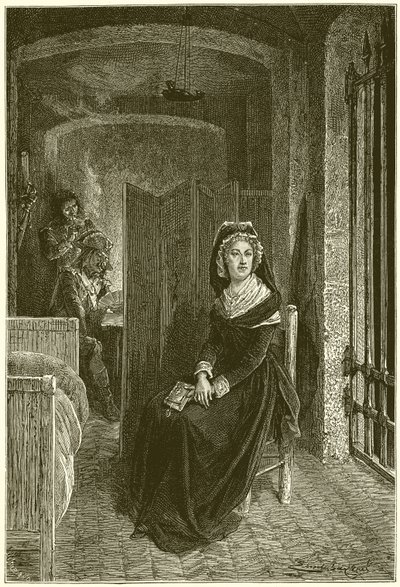The Queen at the Conciergerie by French School
