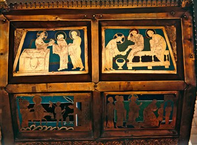 The Raising of Lazarus (detail) by French School