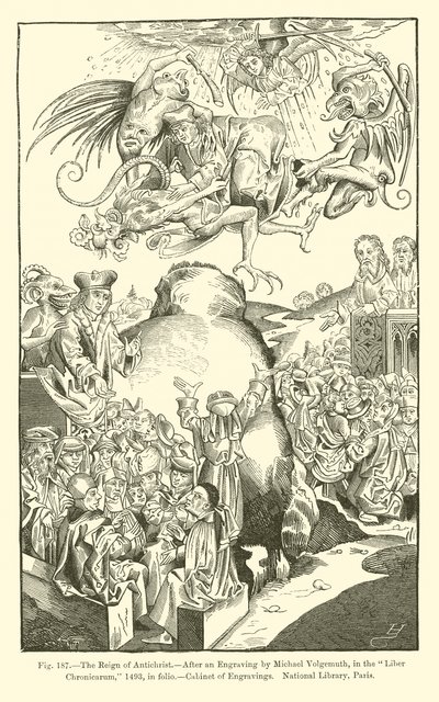 The Reign of Antichrist by French School