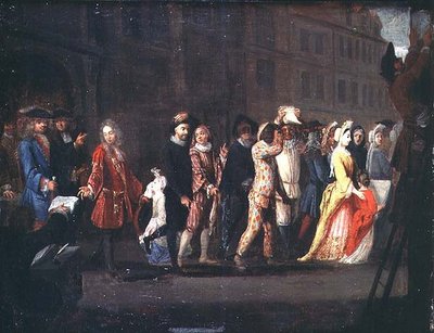 The Return of the Comedians After the Suppression of the Comedie Italienne by French School