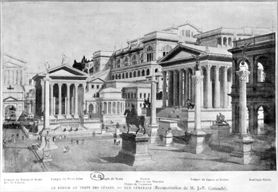 The Roman Forum of Antiquity, Reconstruction of Giambattista Gatteschi by French School