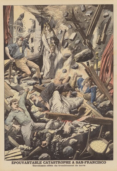 The San Francisco earthquake of 1906 by French School