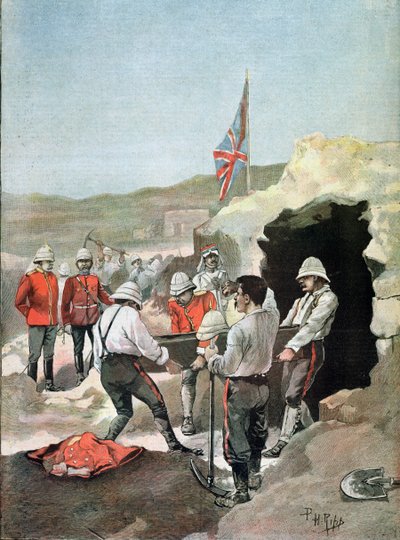 The Sirdar Kitchener throwing the Mahdi