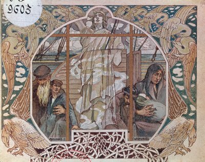 The Spirit of Liberty as the Only Hope, cover illustration from Au dela de l