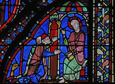 The St James Window: James with Almongenes (Hermogines) and Filetus by French School