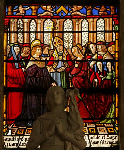 The St Louis Window: The Marriage of the King of France by French School