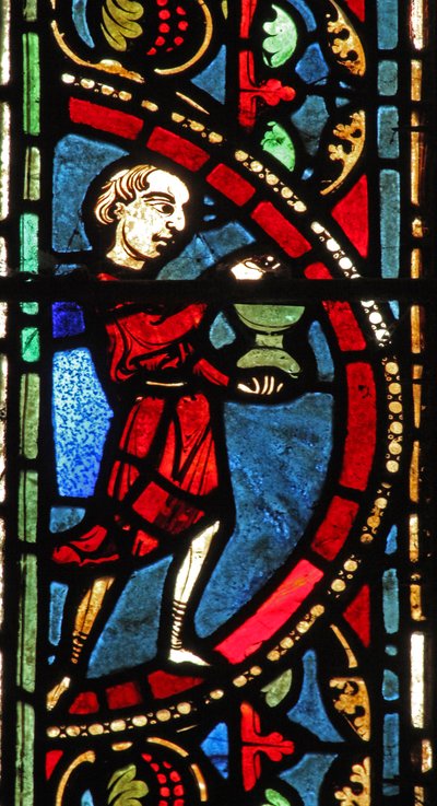 The St Lubin Window: Donors - Wine Makers by French School