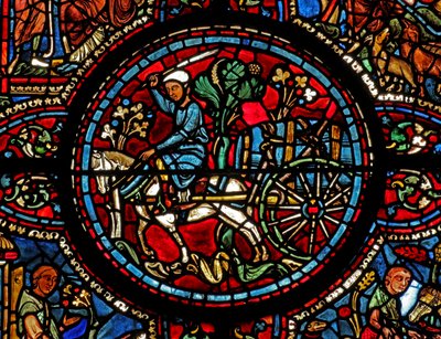 The St Lubin Window: Moving the Wine by French School