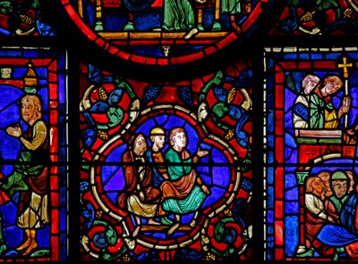 The St Martin window: decorative by French School