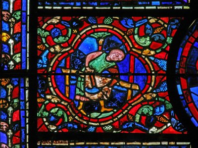 The St Martin Window: Donors - Shoemakers by French School