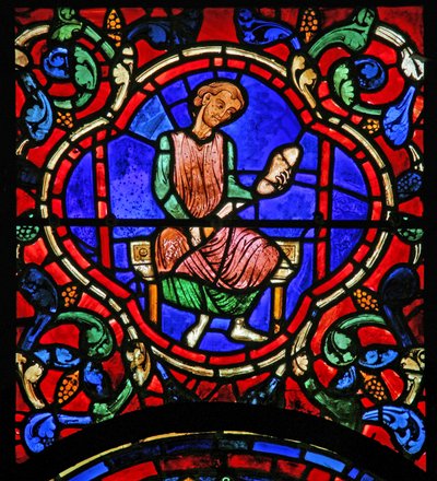The St Martin Window: Donors - Shoemakers by French School