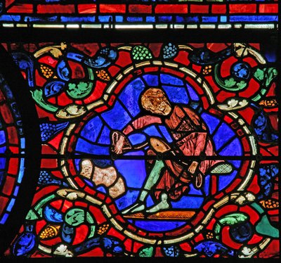 The St Martin Window: Donors - Shoemakers by French School