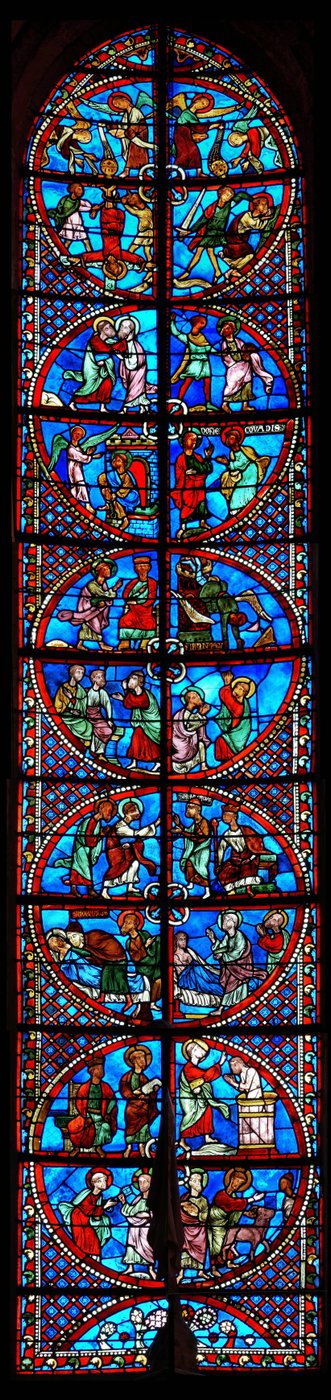 The St. Peter & St. Paul window by French School