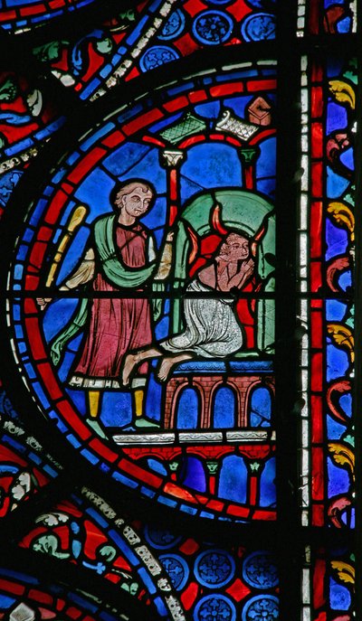 The St Thomas Window: Pushed into a Furnace by French School