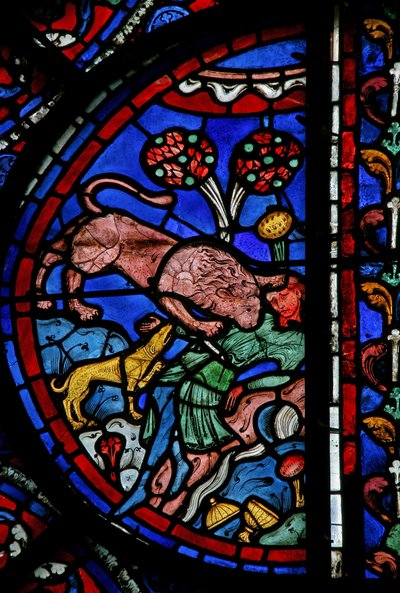 The St Thomas Window: The Butler is Devoured by Beasts by French School