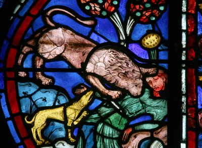 The St Thomas Window: The Butler is Devoured by Beasts by French School
