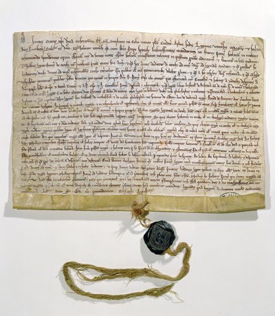 The Statutes of the University of Paris, produced and granted by Cardinal Robert de Courson, papal legate, in August, 1215 by French School