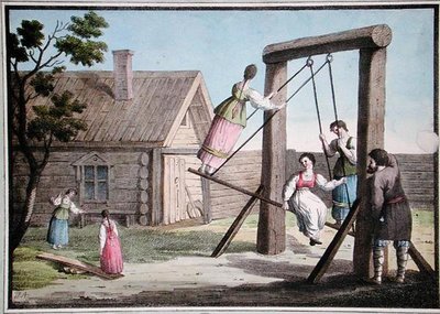 The Swing in Russia, Early 19th Century by French School
