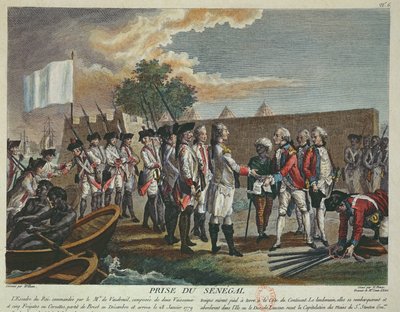The Taking of Senegal by the French in 1779 during the American War of Independence by French School