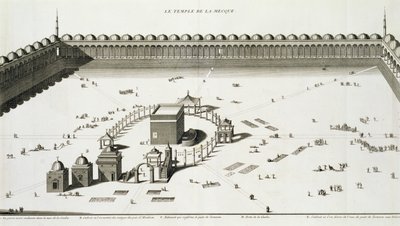 The Temple of Mecca by French School