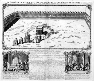 The Temple of Mecca, with a description of the ceremonies of Muslims by French School