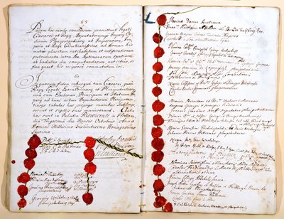 The Treaty of Ryswick, 30th October 1697 by French School