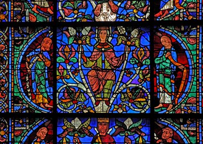 The Tree of Jesse: A Prophet, the Virgin Mary, Daniel by French School