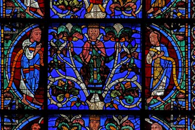 The Tree of Jesse: Isaiah, Jesse King, Micah by French School