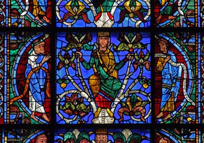 The Tree of Jesse: Zachariah, Jesse, Joel by French School
