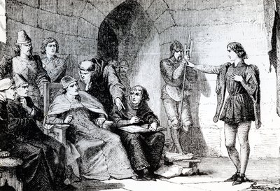 The Trial of Joan of Arc in Rouen by French School