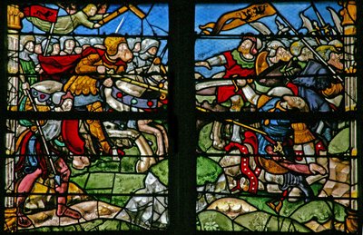 The Triumph of the Cross: The Cross Appears at the Battle by French School