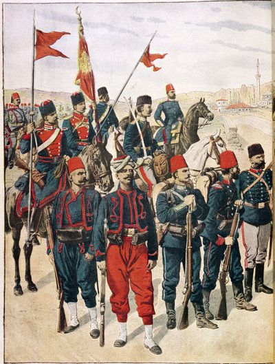 The Turkish Army During the Balkan War, 1912-13 by French School